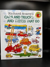 Richard Scarry’s Cars and Trucks and Things that Go Oversized HC Book 2014 50th