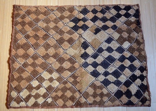 Antigua tela Kuba Raffia textil tradicional africana dinero tribal Congo, África - Imagen 2 de 3