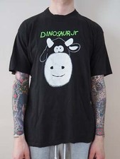 90s Dinosaur Jr. Cow Rare Design Black Short Sleeve Unisex Shirt WA0127