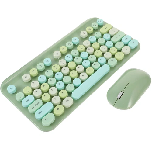 Tastatur- -Set Drahtlose Tastaturmaus Kabellose Multimedia-Tastatur