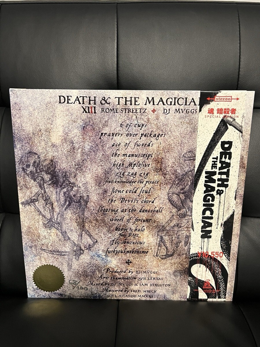 DJ Muggs Rome Streetz Death & The Magician BLACK VINYL OBI DJ Muggs Rome Streetz Death & The Magician BLACK VINYL OBI