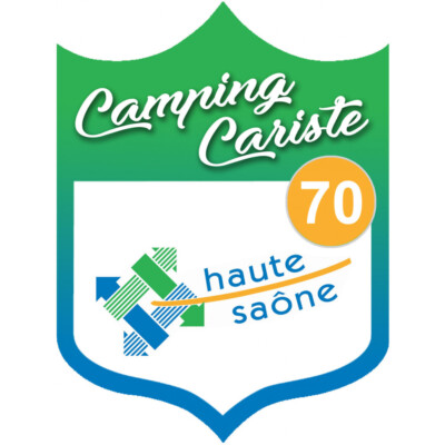 Autocollant Blason Camping-cariste Jura 39 - Dimensions 20x15cm - Neuf