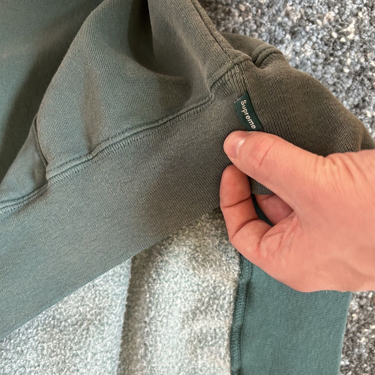 2023 SUPREME OVERDYED S LOGO HOODED SWEATSHIRT MiDWEiGHT 2023 SUPREME OVERDYED S LOGO HOODED SWEATSHIRT MiDWEiGHT