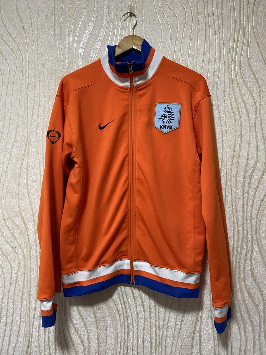 NETHERLANDS 2010 FOOTBALL SOCCER TRACK TOP JACKET NIKE sz L NETHERLANDS 2010 FOOTBALL SOCCER TRACK TOP JACKET NIKE sz L