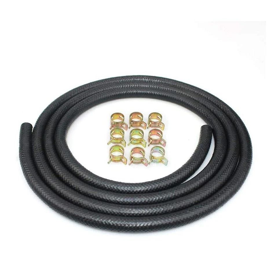 1/4" 6mm Motorcycle Gasoline Filter Oil Pipe Set Line Fuel Oil Gas Line Go Karts Foto 4 de 4