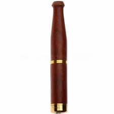 Tabakrauchrohr Doppelfilter-Mundst&uuml;ck Palisander-Zigarettenspitzenhalter 85x13mm