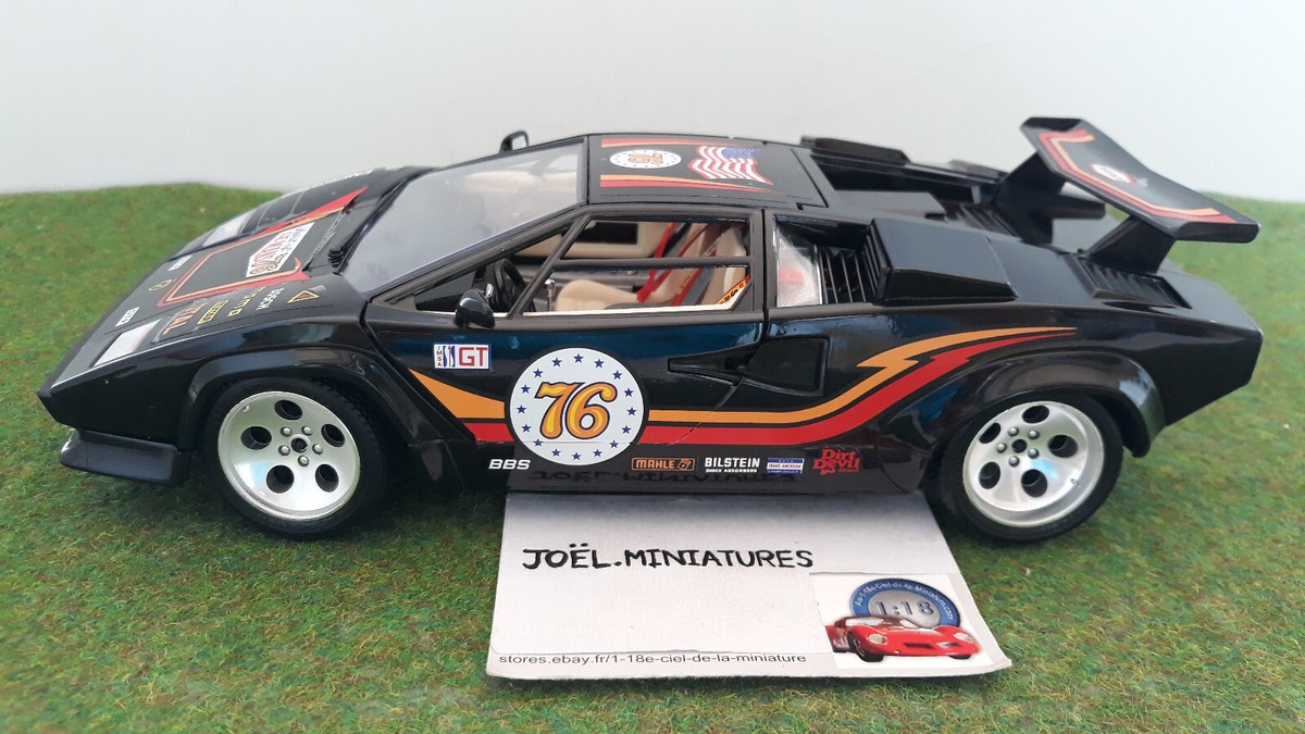 Bburago Lamborghini Countach (1988)黒 Autoart 1/24 Scala Lamborghini Countach Black Burago Italy