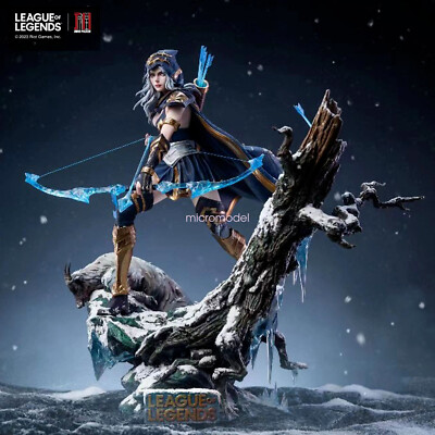 JIMEI Palace LOL Ashe Statue Resin Model Painted Collectible Gift Stock
