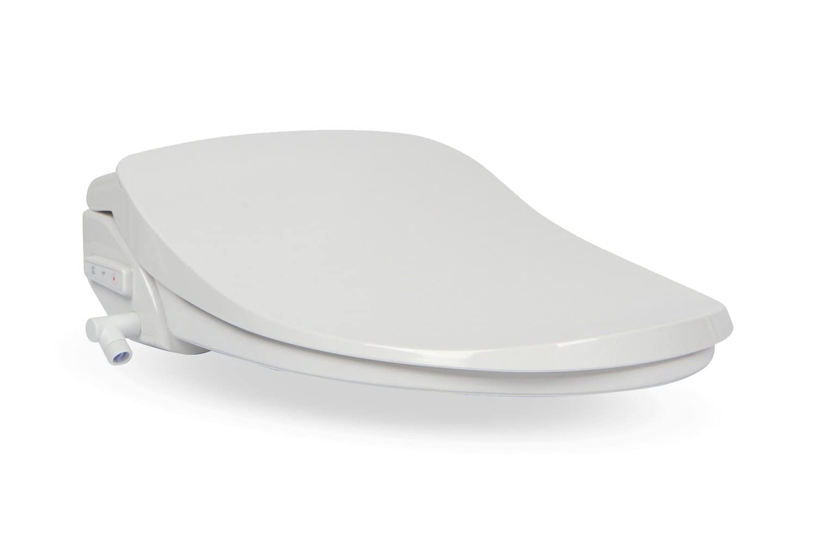 ALPHA BIDET iX Hybrid Bidet Toilet Seat in Elongated White Endless