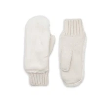 One (1) Pair ~ Circus by Sam Edelman ~ Faux Fur ~ One Size ~ Bright White Mitten