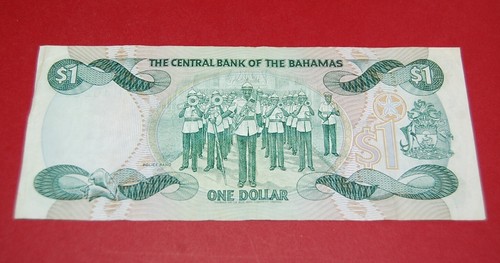 Bahamas $1 One Dollar 1974 The Central Bank of the Bahamas - My Note #2 - Picture 2 of 2