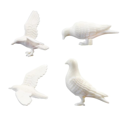24pcs O Scale 1:50 Plastic Pigeon Models - Photo 5/6