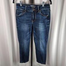 Cabi Cinch Skinny Jeans Dark Wash High-Rise Slimming Womens Size 4 Old Money