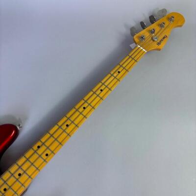 ベース History CZ-MBJ4/R SWH Electric Bass Guitar HISTORY CZ-JB4M Red Jazz Basswood Maple
