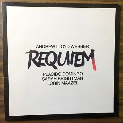 REQUIEM - ANDREW LLOYD WEBBER - SARAH BRIGHTMAN / DOMINGO  EX+/EX+ VINYL LP