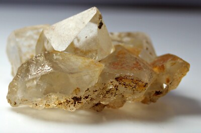 180.0 Ct Wow Natural Transparent Water Etched Pointed Quartz Crystals Cluster  