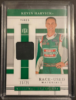 2020 National Treasures KEVIN HARVICK Race Used Tires #'ed 23/25 NASCAR