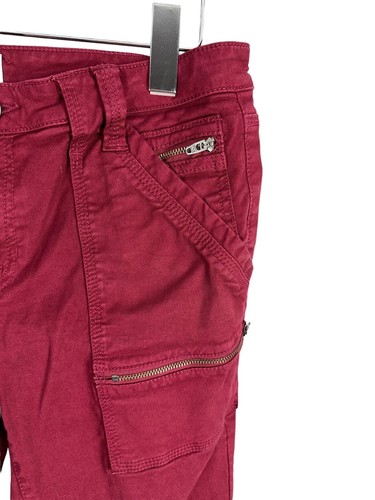 Joie Park Topanga rot Skinny Utility Cargo kurze Knöchelhose Größe 31 Akt - 32 x 25 - Bild 7 von 20