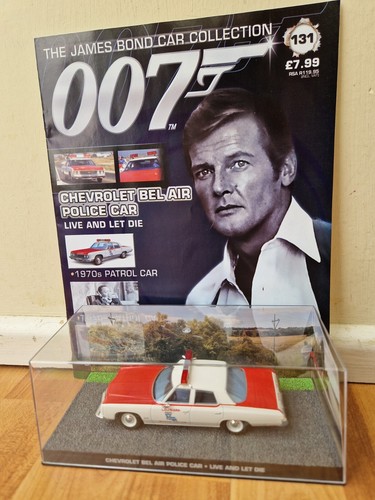 1/43 JAMES BOND CAR COLLECTION CHEVROLET BEL AIR POLICE CAR + MAG #131