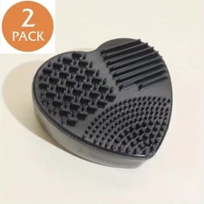 2 X Silicone Makeup Brush Cleaner Pad Washing Scrubber Board Cleaning Mat Hand