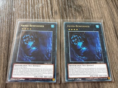 Yu-Gi-Oh Abyss-Bewohner 2er-Set CRBR-DE012 1. Auflage