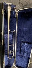 A vintage Tenor Trombone made by H. Schenkelaars of Eindoven, Holland