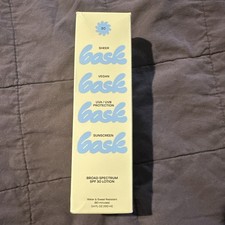 Bask Sheer Moisturizing Sunscreen Broad Spectrum SPF 30 Lotion 3.4 oz Full Size