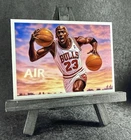 2025 AI Trading Cards #1 Michael Jordan Chicago Bulls Open Edition Base Art Card