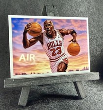 2025 AI Trading Cards #1 Michael Jordan Chicago Bulls Open Edition Base Art Card