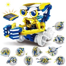 Robot Energia Solare 11 in 1 STEM Robot Giocattolo per Bambini Fai Da Te Giochi