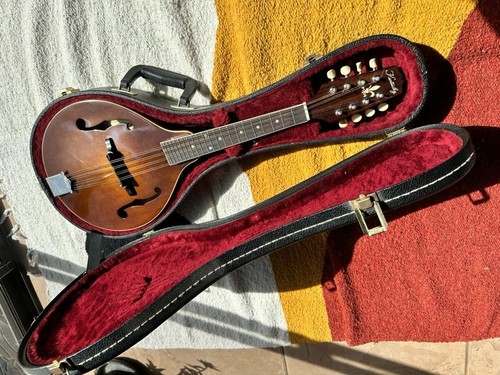 Vintage 80’s Kentucky KM-250S Standard A-Style Mandolin Vintage Sunburst Finish - Picture 15 of 17