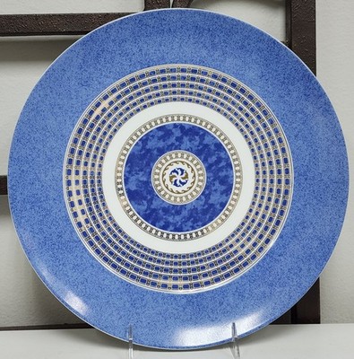 Christofle Paris OCEANA BLEU BYZANCE Round Platter 12'' Never Used BRAND NEW
