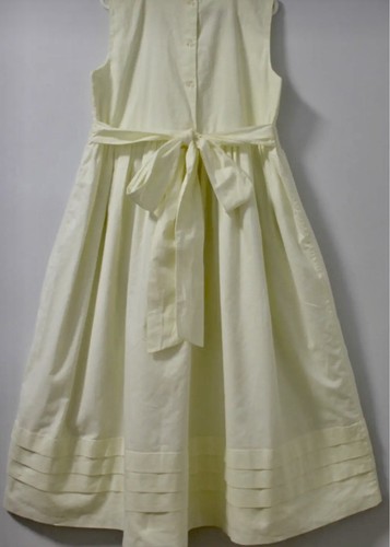 Strasburg Girl’s Dress Size 5 Embroidered Flowers Lined - Picture 2 of 5