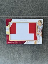 2016-17 Panini Immaculate Collection Collegiate - Utah Patch Jakob Poeltl #3/5