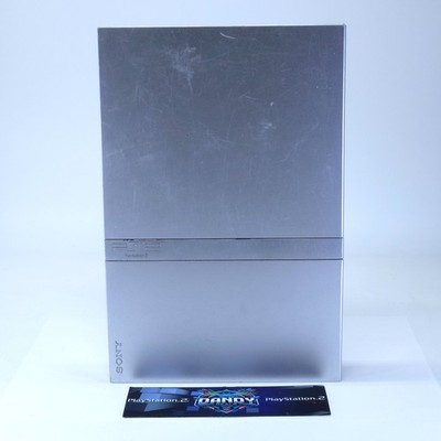 PS2 Console Slim Playstation 2 Silver - FOR PARTS/REPAIR - No Power