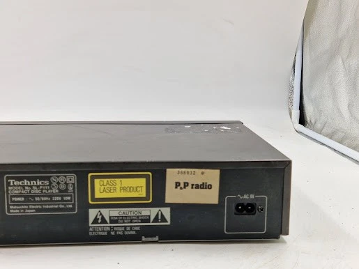 Technics SL-P111 CD-Player - Ungetestet, Schaltet Ein/Aus, Gebrauchsspuren - Bild 4 von 4