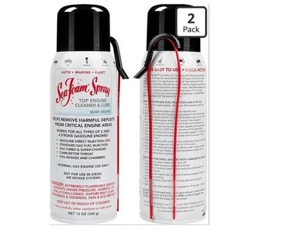 Sea Foam Spray Engine Cleaner Intake Valve and Upper SS14 12 oz pack of 2pcs