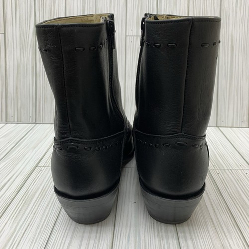 Durango Men’s Black Leather Side Zip Western Boots DB550 Size 11 D Short - Picture 6 of 11