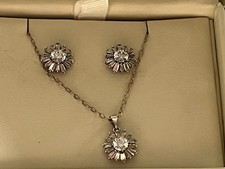 925 Necklace Pendant & Earrings Set