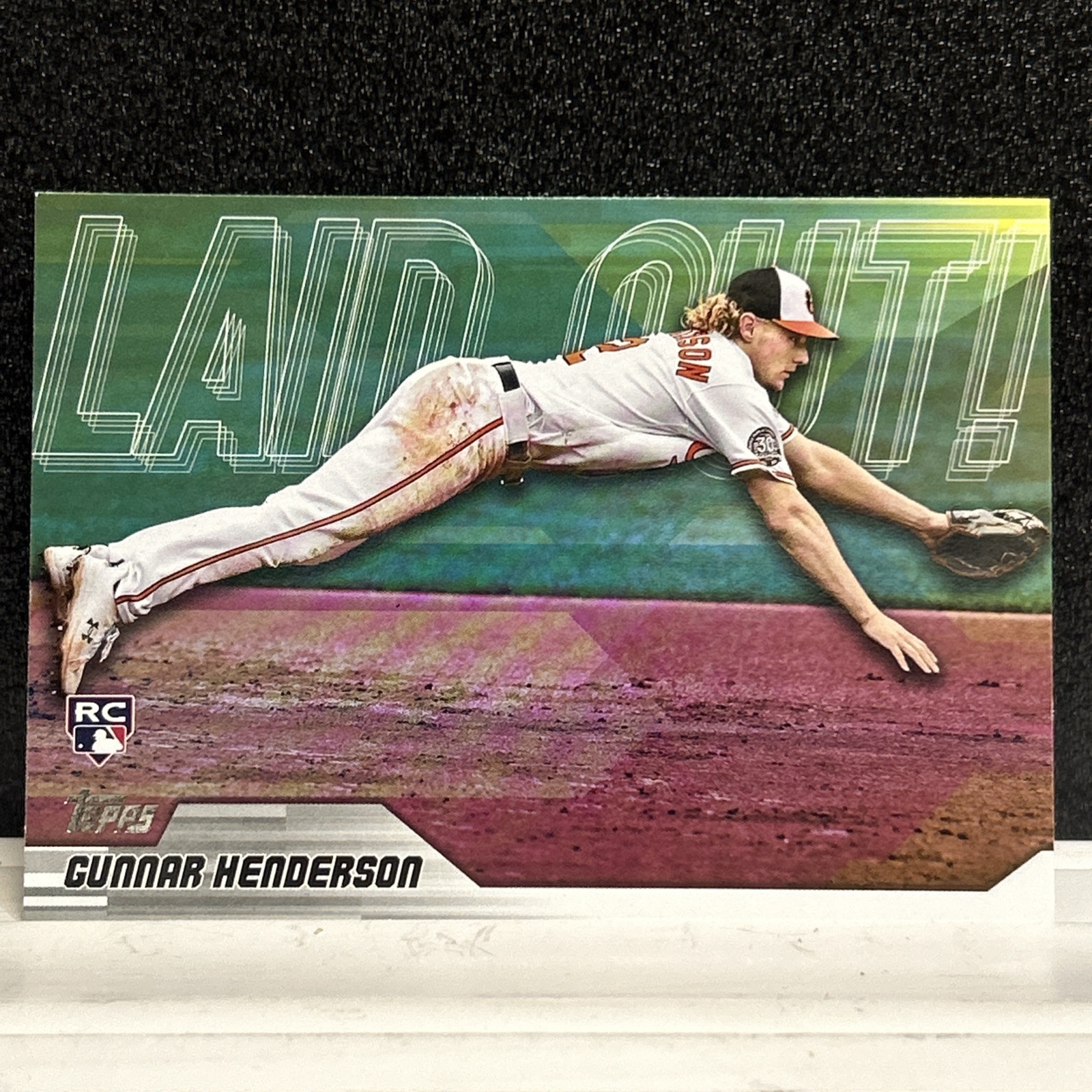 2023 Topps Update Series Gunnar Henderson RC Laid Out Baltimore Orioles #LO-19