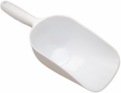 Jumbo Plastic Scoop - 12'' Large Food Scoop for Flour, Sugar, Cereal, Pet Food, G
