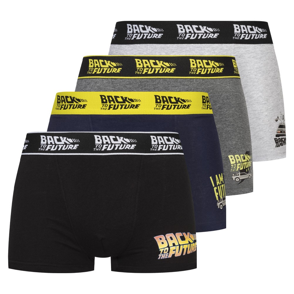 Zurück в мужских боксерских шортах свободного покроя schwarz темно-синего цвета grau neu, 4 шт.