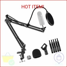 InnoGear Mic Stand for Blue Yeti, Heavy Duty Microphone Stand with Microphone Wi