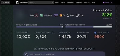 Steamaccount PC mit 71 Spielen (Spieleliste in Bildern) Steamlevel 11