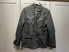 Graue Lederjacke Yessica * Gr. 44 * Weiches Nappaleder * Bikerstil * wie Neu