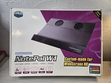 Cooler Master NotePal W1 Full Aluminum 2 Fan Widescreen Notebook Cooler - NEW  