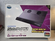 Cooler Master NotePal W1 Full Aluminum 2 Fan Widescreen Notebook Cooler - NEW!!!