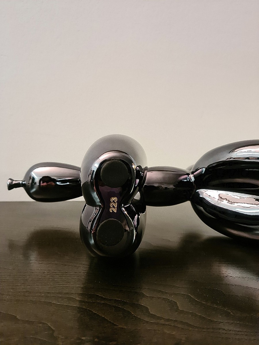 ジェフクーンズ「Balloon Dog(Black)」254/999 COA有 Deluxe Black & White Balloon Dog - Letifly – Letifly Lights