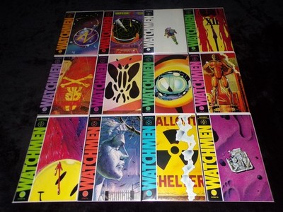 WATCHMEN 1 2 3 4 5 6 7 8 9 10 11 12 DC COMICS 1986 LOT ALAN MOORE CLASSIC