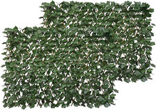 Expandable Faux Ivy Privacy Screen for Patio, Balcony & Bedroom Decor
